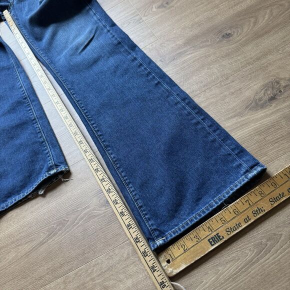 Vintage True Religion Boot Cut Jeans Women 29 Blue Low Rise Flap Pocket - Picture 11 of 13